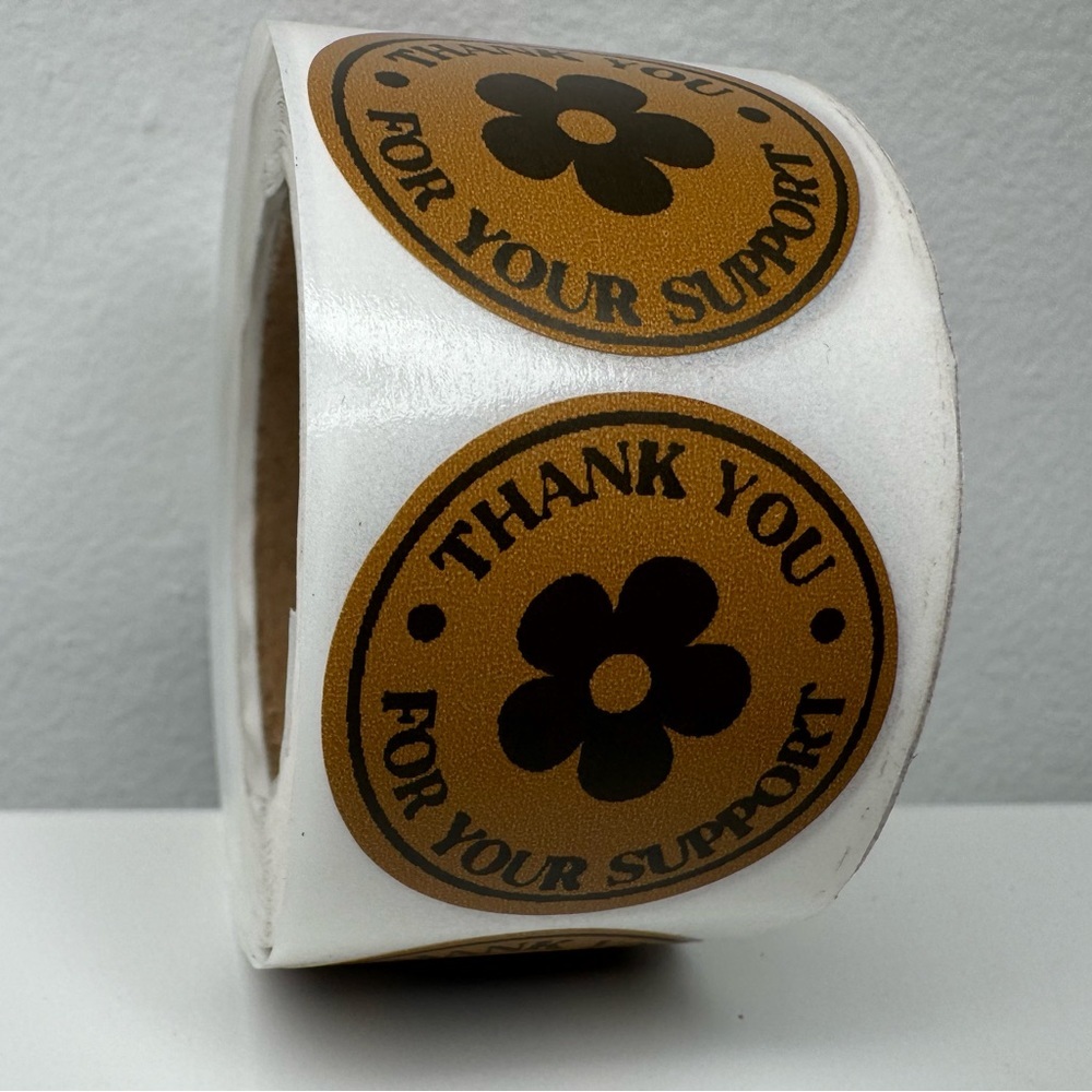 Thank you for your support | shipping supplies NWT 1in round - Picture 4 of 10